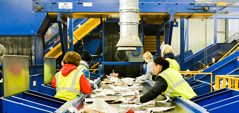 Rumpke General Laborers Working At Rumpke Recycling Center