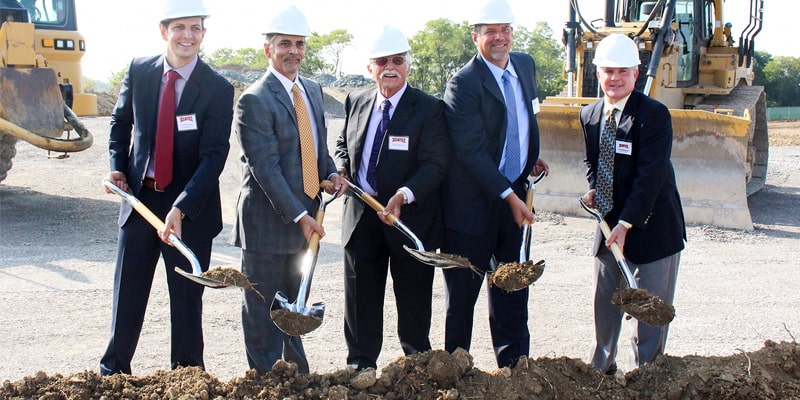 The Rumpke Family At A Groundbreaking Ceremony