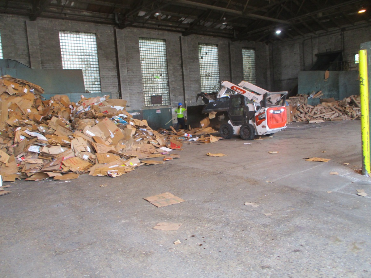 Recycling Facility Interior In Mansfield, Ohio