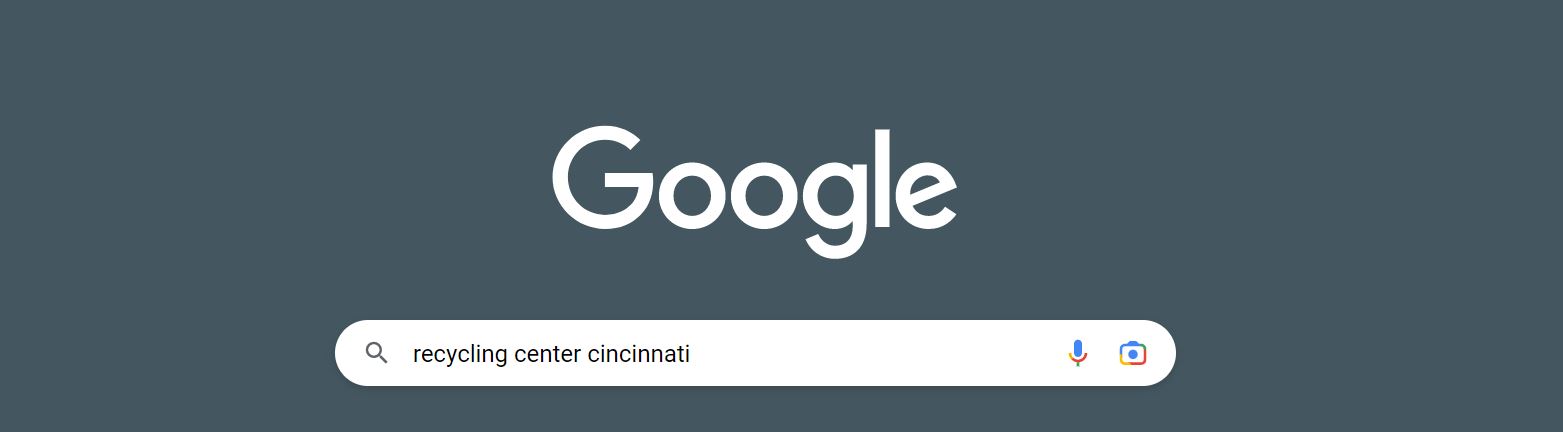 Example Of How To Search For The Nearest Recycling Center Online