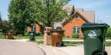 Four Rumpke Recycling Carts For Rumpke Community Waste Service